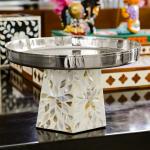 Shamsa stainless serving stand