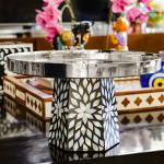 Shamsa stainless serving stand