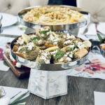 Najma stainless serving stand