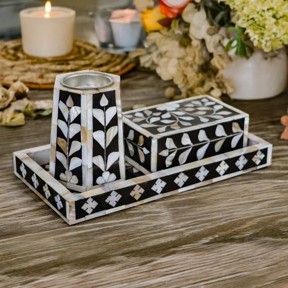 Zahra Rectangular burner set