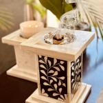 Classic Candle/Burner Stand-Black