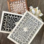 The Floral Wood Tray