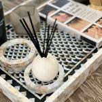 Big Rectangular Mother Of Pearl Tray